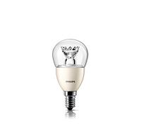Philips 929000273901 - Bombilla LED esférica transparente, 25W, casquillo E14, luz cálida, no regulable