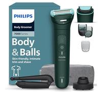 Philips Afeitadora Corporal Serie 7000 - Depiladora Masculina, cabezal 2D Triple Protección, Recorta y Depila Zona Íntima y Espalda, suave y apurado, 100% apta para ducha, 120 min autonomía, BG7485/30
