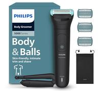 Philips Afeitadora Corporal Series 5000 - Depiladora Masculina con sistema de protección, Recorta y depila las zonas íntimas y la espalda, 100% impermeable, 100 min de autonomía, BG5480/15.