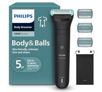 Philips Afeitadora Corporal Series 5000 - Recortador para Hombre con Sistema Triple Protect, Afeita y Recorta la Zona Íntima, Apta para la Ducha, 100 min. de autonomía. Modelo BG5470/15