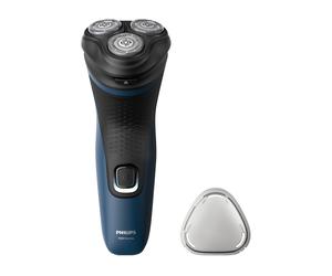 PHILIPS Afeitadora eléctrica en seco »S1134/00 Serie 1000«, con mango de goma ergonómico.