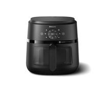 Philips Airfryer 2000 Series - Freidora Clásica 6,2L con Ventana, Tecnología RapidAir, 13 Modos de Cocinado, 90% Menos Grasa, Fácil Limpieza, Pantalla Táctil, Ahorro Energético (NA230/00)