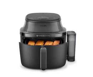 Philips Airfryer 5000: cocina saludable con vapor y aire, 21 funciones, 7,2 L, tecnología RapidAir Plus, limpieza automática y diseño premium (NA540/00)