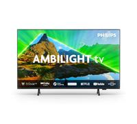 Philips Ambilight 50PUS8319 Smart TV 4K LED - Pantalla de 50" con Plataforma Titan OS Pixel Precise Ultra HD y Sonido Dolby Atmos, Funciona con Alexa y con el Asistente de Voz Google - Negro Mate
