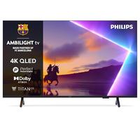 Philips Ambilight 55PUS8510 4K QLED Smart TV - Pantalla de 55 Pulgadas con Plataforma Titan OS, Pixel Precise Ultra HD y Sonido Dolby Atmos - Funciona con Alexa y con el Asistente de Voz de Google