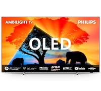 Philips Ambilight 65OLED769: Smart TV 4K OLED - Pantalla de 65 Pulgadas con P5 AI Picture, Titan OS, Dolby Vision y Dolby Atmos Sound, Funciona con Alexa y Asistente de Google - Marco Metálico
