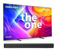 Philips Ambilight TV 75PUS9010 4K UHD QLED 75" + TAB4000 Barra de Sonido