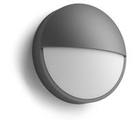 Philips myGarden Capricorn - Aplique, iluminación exterior, 6 W, corriente alterna, LED, aluminio, diseño moderno, blanco cálido, color antracita