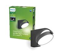 Philips - Aplique de pared para exteriores con foco orientable Philips Mimosa 7W Luz Neutra 4000k, protección IP44