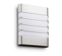 Philips - Aplique de pared Raccoon inox 1x3W