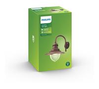 Philips - Aplique de pared Raindrop bronce 1x60W 230V