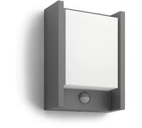 Philips Aplique Exterior Arbour 6W con Sensor de Movimiento 600lm 4000K IP44 Aluminio Antracita