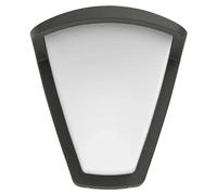 PHILIPS Kiskadee Aplique LED Exterior para Jardín y Patio sin Bombilla Gris | Bombilla Recomendada 42 W E27, Resiste la Intemperie IP44, Carcasa de Aluminio, Instalación Fácil y Rápida, Diseño Clásico