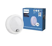 Philips - Aplique interior/exterior LED ProjectLine redondo 15W, Luz blanca natural (4000k) 1400 lm con sensor de movimiento