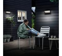 Philips Aplique LED para exterior Bustan UE, paquete de 2, 2700 K