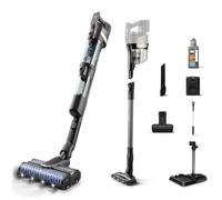 PHILIPS AquaTrio 9000 Aspiradora sin Cable Wet & Dry, Todo en Uno | Aspirador de escoba seco y húmedo, 4000 tr/min, manchas y líquidos, cepillos AquaSpin, sistema de autolimpieza (XW9463/11)