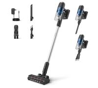 Philips Aspiradora sin Cable Serie 3000, Potente succión en Suelos Duros, 60 min de autonomía, Cepillo LED, Accesorios, batería reemplazable, Ligera y eficiente en rincones (XC3032/01)