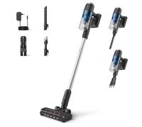 Philips Aspiradora sin Cable Serie 3000, Potente succión en Suelos Duros, 60 min de autonomía, Cepillo LED, Accesorios, batería reemplazable, Ligera y eficiente en rincones (XC3032/01)