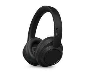 Philips Audio TAH6509BK/00 Auriculares Over-Ear inalámbricos Bluetooth con ANC, Compatible con asistentes de Voz, hasta 70 Horas de reproducción de música - Negro