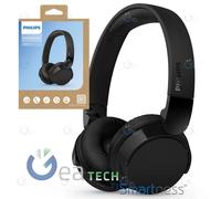 Philips Auricular Bluetooth Wireless Over Ear A Pabellón 32MM TAH4209BK Negro