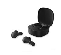Philips Auriculares True Wireless TAT2100BK Bluetooth 6.0, 36 Horas reproducción, Llamadas nítidas con 4 micros, IPX4 para Salpicaduras, Estuche de Carga de Bolsillo, Negro