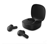 Philips Auriculares True Wireless TAT2100BK Bluetooth 6.0, 36 Horas reproducción, Llamadas nítidas con 4 micros, IPX4 para Salpicaduras, Estuche de Carga de Bolsillo, Negro