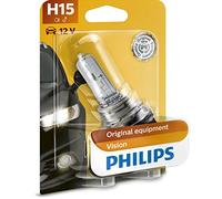 Bombilla H15 12580B1 PHILIPS para SEAT VW FIAT MERCEDES-BENZ SKODA AUDI FORD BMW