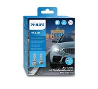 Philips Automotive Lighting Ultinon Pro6000 H7 LED Gen 1 lámparas LED legales para carretera en España, 230% más brillante, 5.800K, set de 2