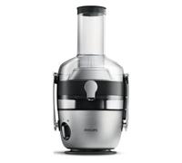 Philips Avance Collection Extractor de Zumo de Frutas y Verduras, Tecnología Fiberboost, Quickclean Plus Para una Limpieza Fácil, 1100 W, Plata, 2,1 l, Negro (HR1921/20)