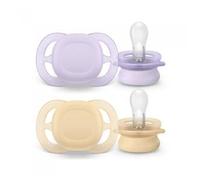 Avent Chupete Philips Ultra Start SCF075/01 en morado/amarillo