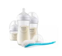 Philips AVENT Natural Response SCD837/12 Pack 3 biberones y cepillo
