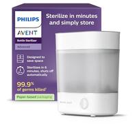 Philips Avent Advanced Bottle Steriliser, Kills 99.9% of Germs*, 10 min Sterilising Cycle - SCF291/01