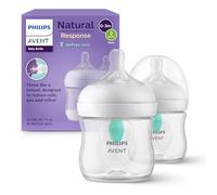 Philips AVENT Natural Response SCY670/02 2 Biberones Airfree 125ml, tetina T2, 0m+