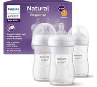 Philips AVENT Natural Response SCY903/03 3 Biberones 260ml, tetina T3, 1m+