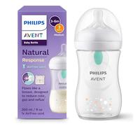 Philips AVENT Natural Response SCY673/82 Biberón AirFree 260ml, deco estrellas, tetina T3