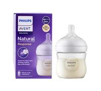 Philips Avent Biberón Natural Response: Biberón para bebés recién nacidos de 125 ml, sin BPA, a partir de 0 meses (modelo SCY900/01)