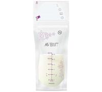 Philips Avent Bolsas para leche materna SCF603/25, 180 ml, preesterilizadas, 25 unidades, color blanco, 25 unidades