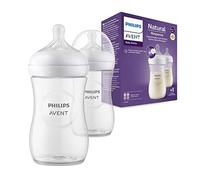 Philips Avent Botella Natural con chupete Responsive 260 ml, 2 unidades (Modelo SCY903/02)