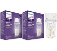 Philips AVENT Breast Milk Storage Bags, Clear, 6 Ounce, by Philips AVENT
