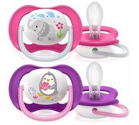 Philips Avent chupete de bebé Ultra Air Elep/Peng 6-18 m