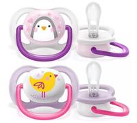 Philips Avent chupete de niña Ultra Air Peng/Bird 0-6 m