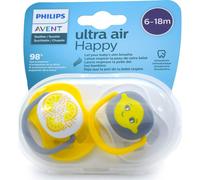 Philips Avent Chupete Ultra Air 6-18M 2 uds
