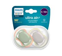 Philips Avent Chupete Ultra-Air Neutral 6-18m 2 uds