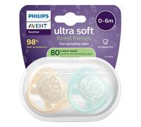 Philips Avent Chupete Ultra Soft 0-6 meses - 2 unidades