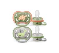 Philips Avent - Chupetes ultra air 6-18 meses verde/gris