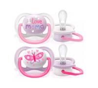 Philips Avent Chupetes Ultra Air Happy 0-6M Rosa