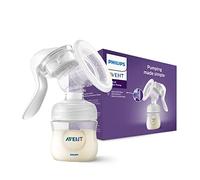 Philips Avent Extractor de leche manual: sacaleches sin BPA, extracción sencilla con una sola mano (modelo SCF430/01)