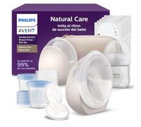 Philips Natural Care portátil - Pack extractor de leche portátil doble - SCD596/21