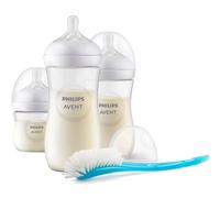 Philips avent natural response scd837/12 pack 3 biberones y cepillo