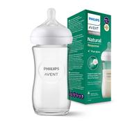 Philips AVENT Natural Response SCY933/01 Biberón cristal 240ml, tetina T3